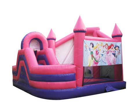 Inflatable bounce house for princess bouncer