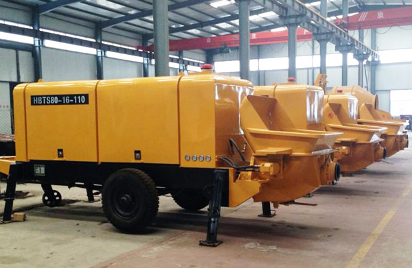 mobile concrete pump