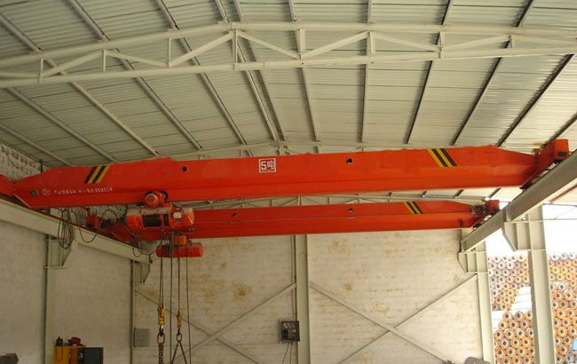 Single girder overhead traveling crane for sale