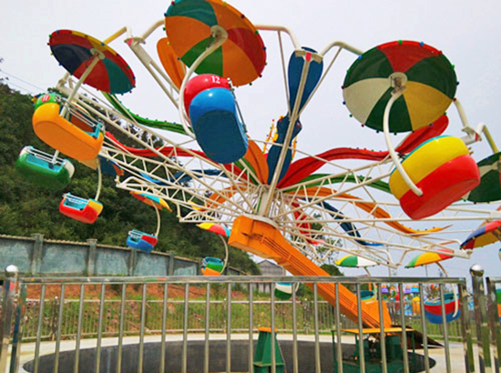 Umbrella parachute amusement rides for carnivals