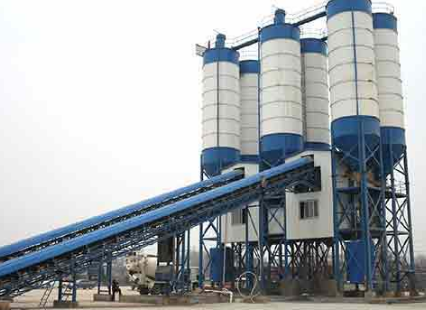 Continuous concrete mixing plant for sale