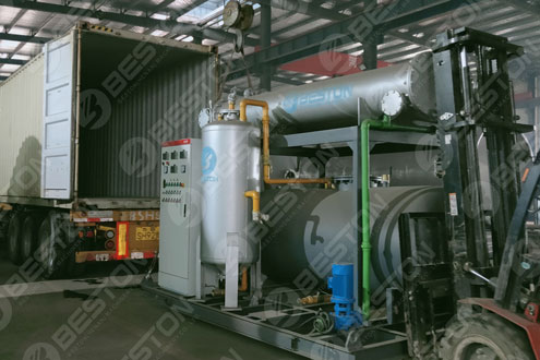 Condenser of Pyrolysis Plant Shipped to Spain.jpg
