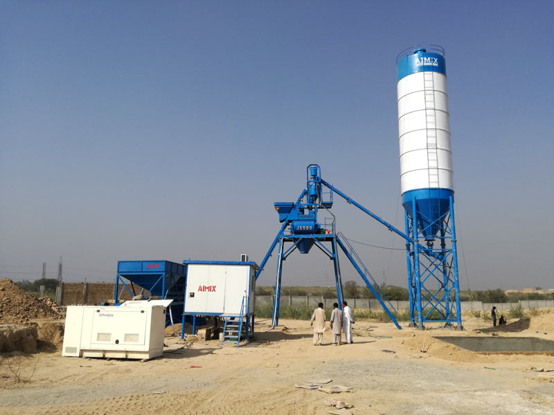 AJ-25 ready mix concrete batch plant