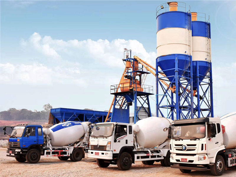 AJ-35 hopper type ready mix batching plant