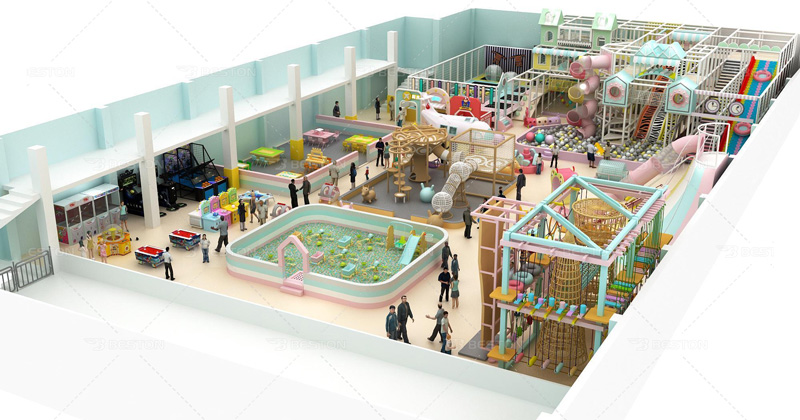 new design indoor playground equipment